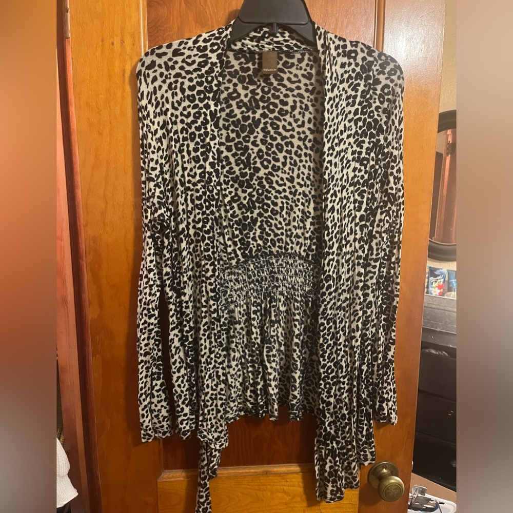 Leopard cardigan